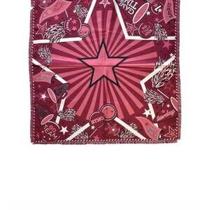 NEW SATURDAY SILKS women's fringed spirit scarf in maroon